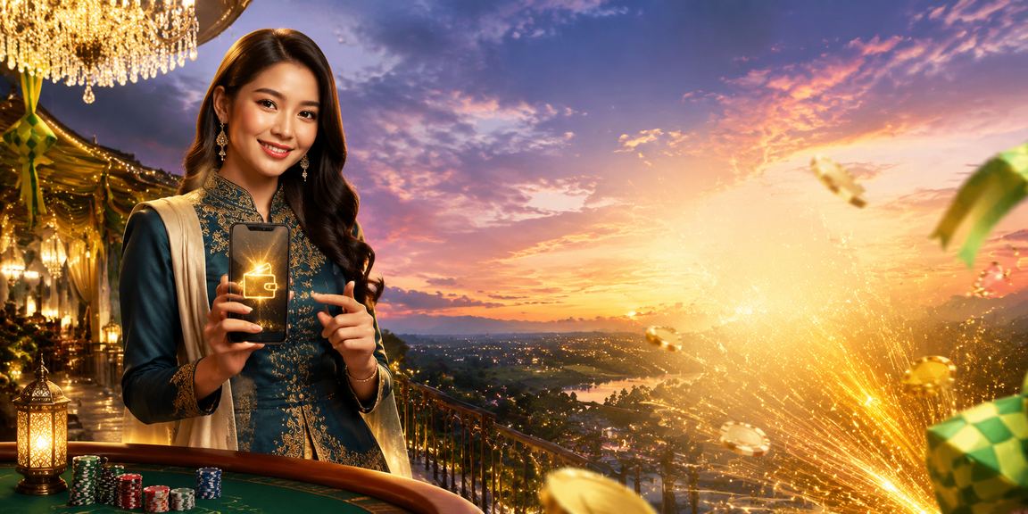 Proses deposit semasa Hari Raya di win1win Malaysia menggunakan peranti mudah alih
